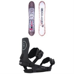Sims Nub Snowboard 2024 ​+ Ride A-6 Snowboard Bindings