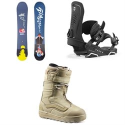 Sims ATV Pro Snowboard ​+ Union Force Snowboard Bindings ​+ Vans Hi-Country & Hell-Bound Snowboard Boots 2025