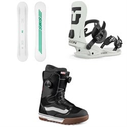 Sims ATV Snowboard ​+ Union Strata Snowboard Bindings ​+ Vans Aura Pro Snowboard Boots 2025