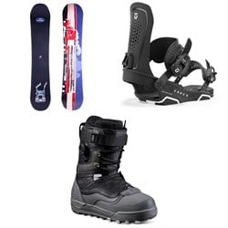 Sims ATV Pro Snowboard ​+ Union Force Snowboard Bindings ​+ Vans Infuse Snowboard Boots