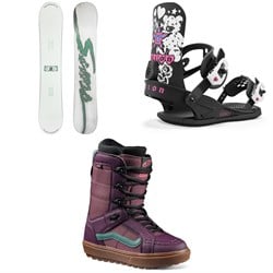 Sims Bowl Squad Snowboard ​+ Union Legacy Snowboard Bindings ​+ Vans Hi Standard OG Snowboard Boots - Women's 2025