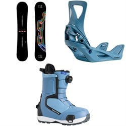 Burton Cultivator Snowboard ​+ Step On Snowboard Bindings ​+ Highshot Step On Snowboard Boots - Women's 2026