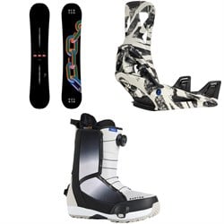 Burton Cultivator Snowboard ​+ Step On Snowboard Bindings ​+ Waverange Step On Snowboard Boots 2026