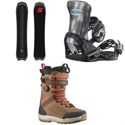 Salomon Dancehaul Pro Snowboard ​+ District Pro Team Snowboard Bindings ​+ Echo Lace SJ Boa Snowboard Boots 2025