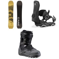 Public Snowboards Research Snowboard ​+ Union Force Snowboard Bindings ​+ Vans Infuse Snowboard Boots 2025