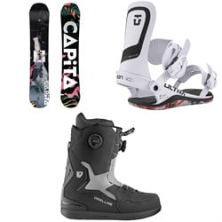 CAPiTA Defenders Of Awesome Snowboard ​+ Union Ultra Snowboard Bindings ​+ Deeluxe ID Snowboard Boots 2026