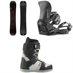 United Shapes Object Snowboard ​+ Salomon Hologram Snowboard Bindings ​+ Deeluxe D.N.A. Snowboard Boots 2026