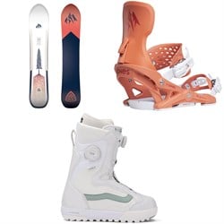 Jones Dream Weaver 2.0 Snowboard ​+ Equinox Snowboard Bindings ​+ Vans Encore Pro Snowboard Boots - Women's 2026