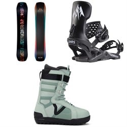 Jones Mountain Twin Snowboard ​+ Joes Meteorite Snowboard Bindings ​+ Vans Hi-Standard Pro Snowboard Boots 2026