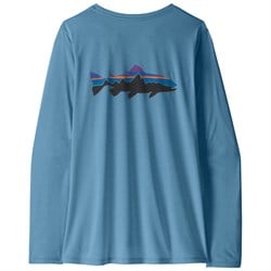 Patagonia Long-Sleeve Cap Cool-Fitz Roy Trout Shirt - Women's