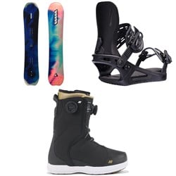 K2 Passport Snowboard ​+ Network Snowboard Bindings ​+ Contour Snowboard Boots - Women's 2025