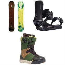K2 Instrument Snowboard ​+ Program Snowboard Bindings ​+ Evasion Snowboard Boots 2025