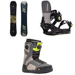 K2 Afterblack Snowboard ​+ Bond Snowboard Bindings ​+ Boundary Snowboard Boots 2025