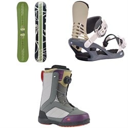 K2 Lime Lite Snowboard ​+ Cassette Snowboard Bindings ​+ Haven Snowboard Boots - Women's