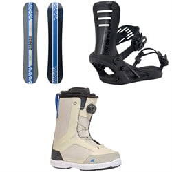 K2 Geometric Snowboard ​+ Formula Snowboard Bindings ​+ Raider Snowboard Boots 2025