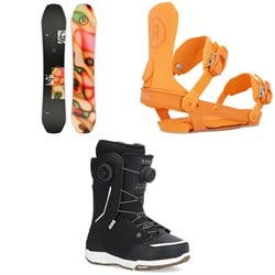 Ride Moderator Snowboard ​+ AL-6 Snowboard Bindings ​+ Hera Pro Wide Snowboard Boots - Women's 2025