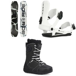 Ride Twinpig Snowboard ​+ CL-6 Snowboard Bindings ​+ Context Snowboard Boots - Women's 2025