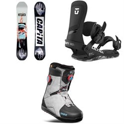 CAPiTA Indoor Survival Snowboard ​+ Union Ultra Snowboard Bindings ​+ thirtytwo Lashed Double Boa Snowboard Boots 2026