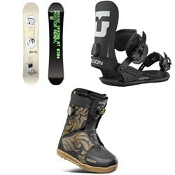 CAPiTA Spring Break Resort Twin Snowboard ​+ Union Strata Snowboard Bindings ​+ thirtytwo Lashed Double Boa Snowboard Boots 2026