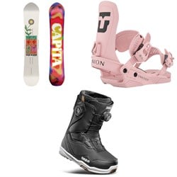 CAPiTA The Equalizer Snowboard ​+ Union Trilogy Snowboard Bindings ​+ thirtytwo TM-2 Double Boa Snowboard Boots - Women's 2026
