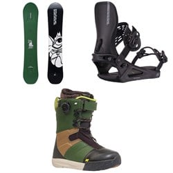 K2 Antidote x Gabe Ferguson Snowboard ​+ Bond Snowboard Bindings ​+ Evasion Snowboard Boots