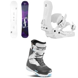 Forum Roost Snowboard ​+ Union Force Snowboard Bindings ​+ thirtytwo TM-2 XLT x Halldor Snowboard Boots 2026