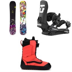 Forum Youngblood Snowboard ​+ Union Cadet Pro Snowboard Bindings ​+ Vans Juvie OG Snowboard Boots - Kids' 2026
