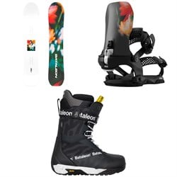 Bataleon Tornado x Beyond Medals Snowboard ​+ Blaster Pro AW Fase Snowboard Bindings ​+ Salsa Lace Snowboard Boots 2026