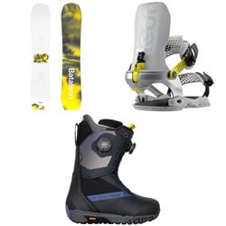 Bataleon Whatever x Rop van Mierlo Snowboard ​+ Blaster AW Fase Snowboard Bindings ​+ Salsa Boa Snowboard Boots - Women's 2026