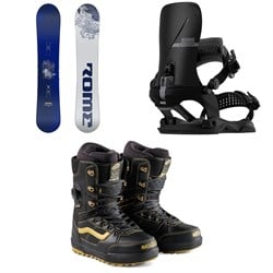Rome Rene-Gade Snowboard ​+ Katana AW FASE Snowboard Bindings ​+ Vans Invado Pro x Rene Snowboard Boots 2026