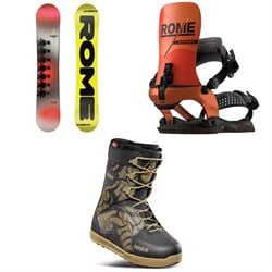Rome Agent Snowboard ​+ Katana AW FASE Snowboard Bindings ​+ thirtytwo Lashed Snowboard Boots 2026