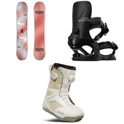 Rome Royal Snowboard ​+ Katana AW FASE Snowboard Bindings ​+ thirtytwo STW Double Boa Snowboard Boots - Women's 2026