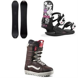 Season Kin Snowboard ​+ Union Legacy Snowboard Bindings ​+ Vans Hi-Standard Pro Snowboard Boots - Women's 2025