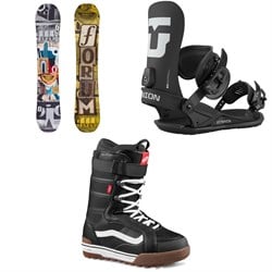 Forum Recon Snowboard ​+ Union Strata Snowboard Bindings ​+ Vans Hi-Standard Pro Snowboard Boots