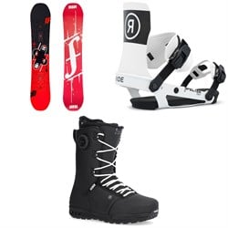 Forum Destroyer Snowboard ​+ Ride Specter Snowboard Bindings ​+ Fuse Snowboard Boots 2026