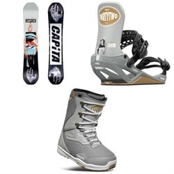 CAPiTA Indoor Survival Snowboard ​+ thirtytwo T32M Fase Snowboard Bindings ​+ TM-2 Snowboard Boots 2026
