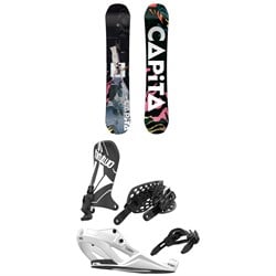 CAPiTA Defenders Of Awesome Snowboard ​+ thirtytwo T32M Fase Snowboard Bindings 2026