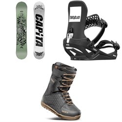 CAPiTA Dark Horse Snowboard ​+ thirtytwo T32M Fase Snowboard Bindings ​+ Lashed Snowboard Boots 2026
