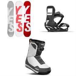 Yes. Basic Snowboard ​+ T32M Fase Snowboard Bindings ​+ Shifty Boa Snowboard Boots 2026
