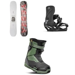 Yes. Standard XTRM Snowboard ​+ Jones Mercury Fase Snowboard Bindings ​+ thirtytwo TM-2 XLT Double Boa Snowboard Boots 2026