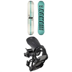 Rome Hype Snowboard - Women's 2024 ​+ Arbor Acacia Snowboard Bindings - Women's