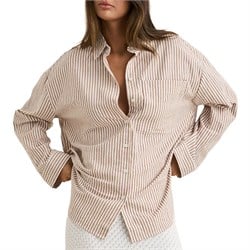 Rhythm Valley Stripe Oversized Shirt - Women's