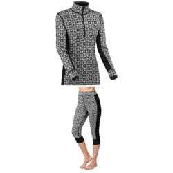 Kari Traa Rose Half Zip Top - Women's ​+ Kari Traa Rose Capri High Waisted Pants - Women's