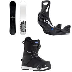Lib Tech Mini Ramp Snowboard ​+ Burton Step On Snowboard Bindings ​+ Smalls Step On Snowboard Boots - Kids' 2026