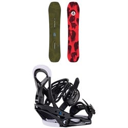 Burton Family Tree Hometown Hero Snowboard ​+ Smalls Snowboard Bindings - Kids' 2026