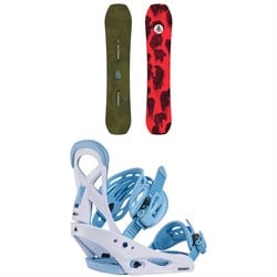 Burton Family Tree Hometown Hero Snowboard ​+ Smalls Snowboard Bindings - Kids' 2026
