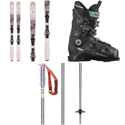 Atomic Maven 84 Skis ​+ M10 GW Bindings ​+ Salomon S​/PRO HV R 80 Ski Boots - Women's ​+ Season Primer Ski Poles