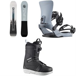 Salomon Sight X Snowboard ​+ EDB X Snowboard Bindings ​+ Faction Boa X Snowboard Boots 2026