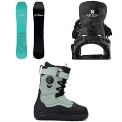 GNU Gremlin C3 Snowboard ​+ Bent Metal Lightning Supermatic Snowboard Bindings ​+ Vans Infuse Snowboard Boots 2026