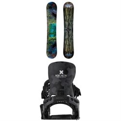 GNU Finest Asym C2X Snowboard ​+ Bent Metal Lightning Supermatic Snowboard Bindings 2026